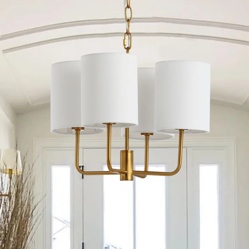 Carmack 4 - Light Shaded Classic / Traditional Chandelier | Wayfair North America
