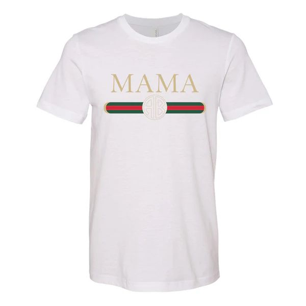 Monogrammed 'Mama Designer Dupe' Premium T-Shirt | United Monograms