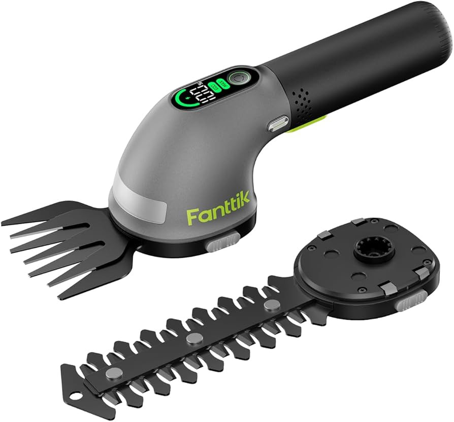 Fanttik Z10 Pro Cordless Hedge Trimmer, 6\u201d Shurbbery Trimmer & 3.5\u201d Grass Shear, Dual-M... | Amazon (US)