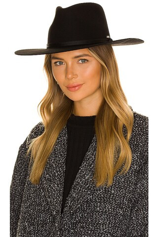 Brixton Cohen Cowboy Hat in Black from Revolve.com | Revolve Clothing (Global)