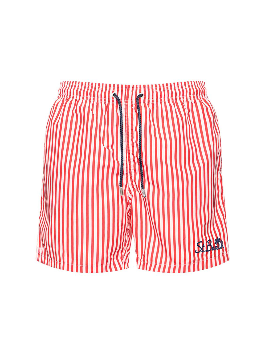Striped Print Tech Swim Shorts | Luisaviaroma