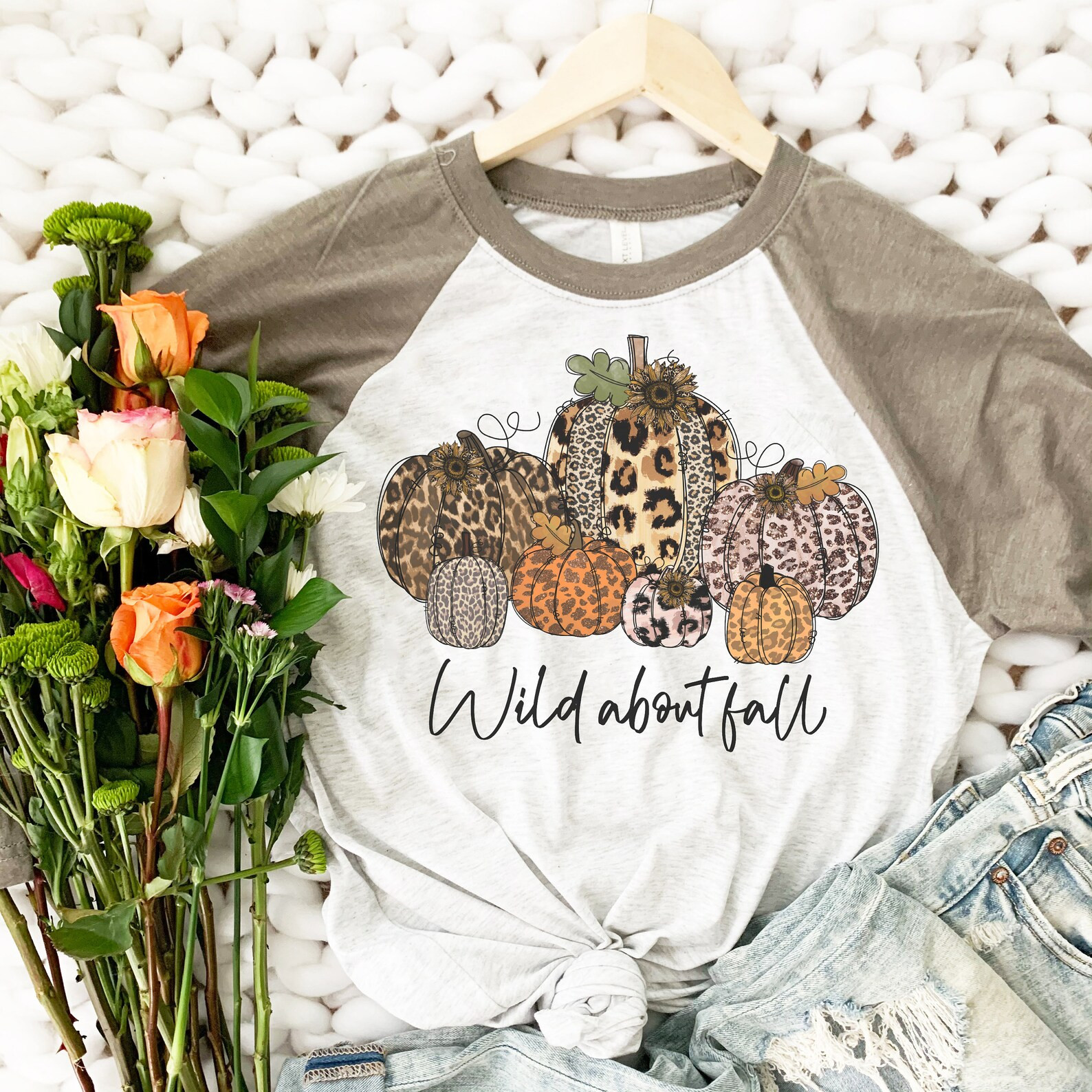 Wild About Fall Leopard Pumpkin Shirts, Leopard Pumpkin Shirt, Women's Fall Leopard Shirt, Leopar... | Etsy (US)