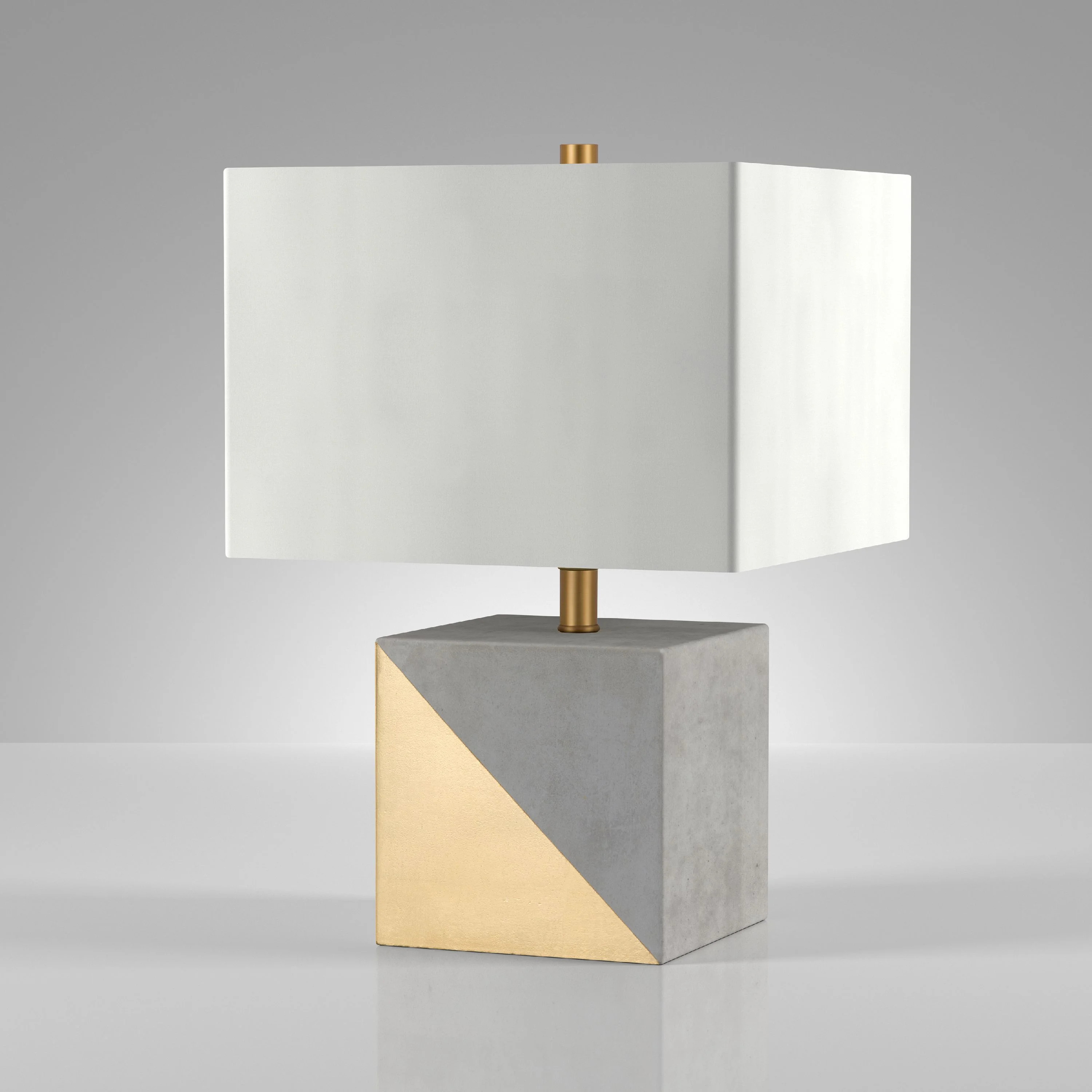 Evelyn&Zoe Industrial Concrete Table Lamp - Walmart.com | Walmart (US)