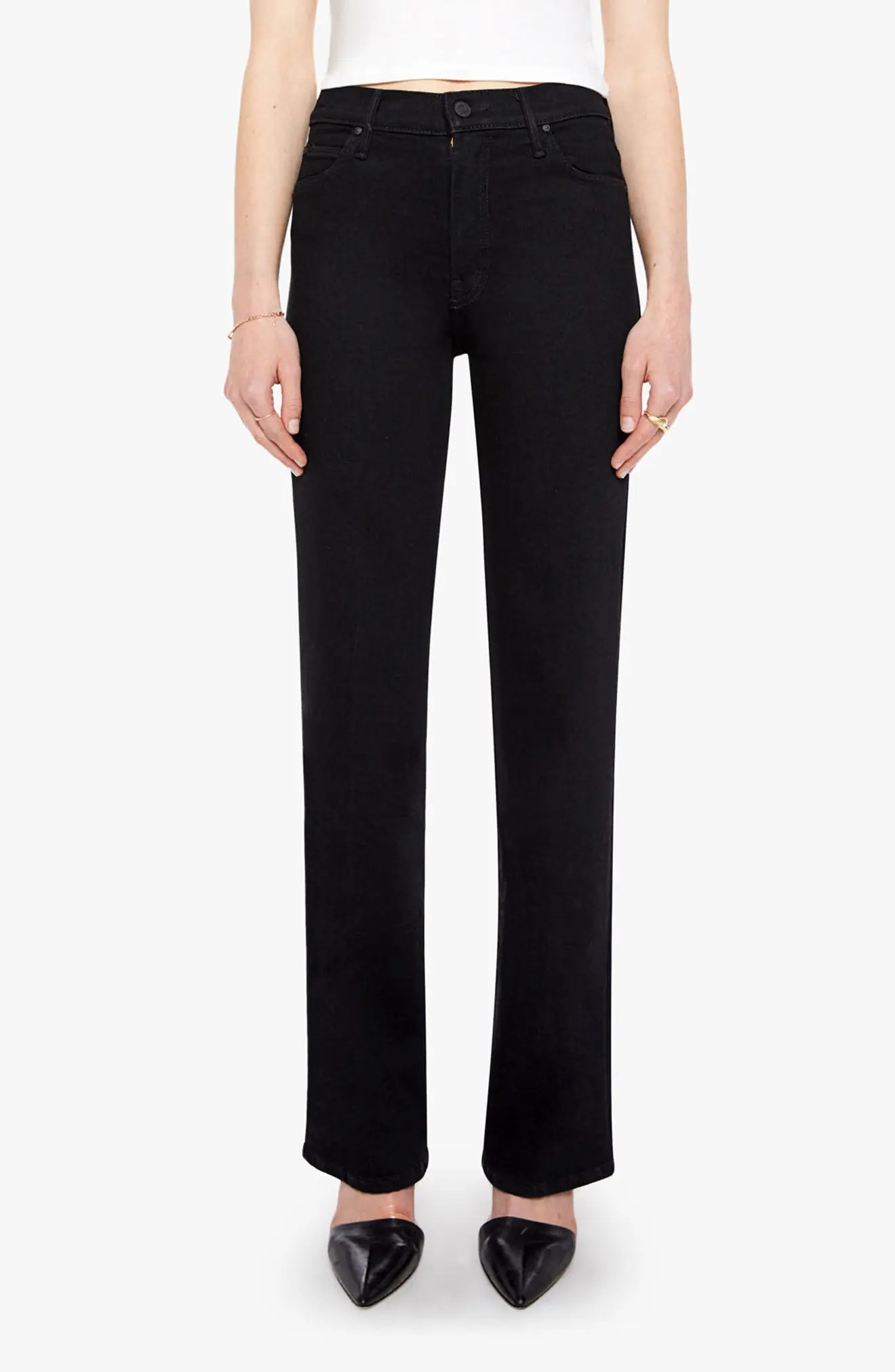 MOTHER The Kick It Relaxed Straight Leg Jeans in Nighty Night at Nordstrom, Size 30 | Nordstrom