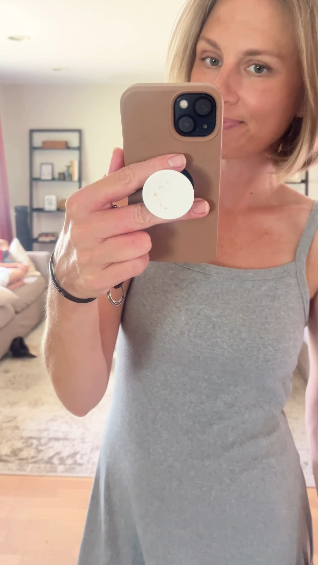 Wearing my true size medium in this super affordable easy summer dress! On sale for $17 right now! Love the seams on the side that give the bottom a swing  

#LTKFindsUnder50 #LTKSaleAlert #LTKOver40