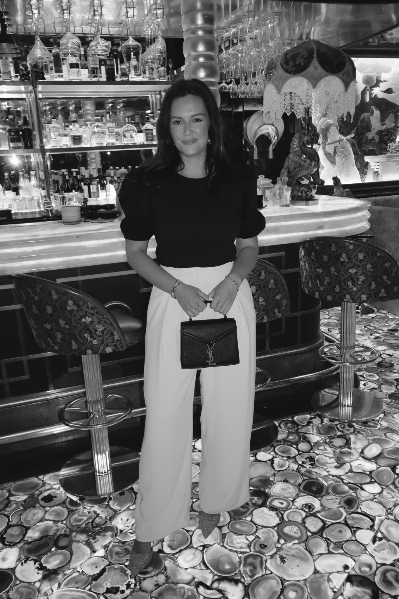 Puff sleeve top, wide leg trousers, cream and black outfit , river island, court heels

#LTKmidsize #LTKmodest #LTKeurope