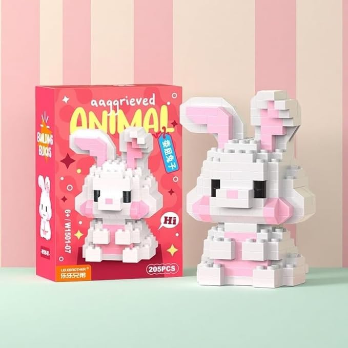 Spring Zoo Party (Bunny) DIY Figurine - Quirky Holiday Decor for Desk, Shelf, or Easter Display | Amazon (CA)