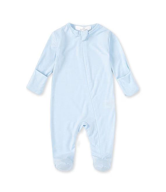 Baby Boys Newborn-9 Months Long Sleeve Solid Zip Footed Coverall | Dillard's