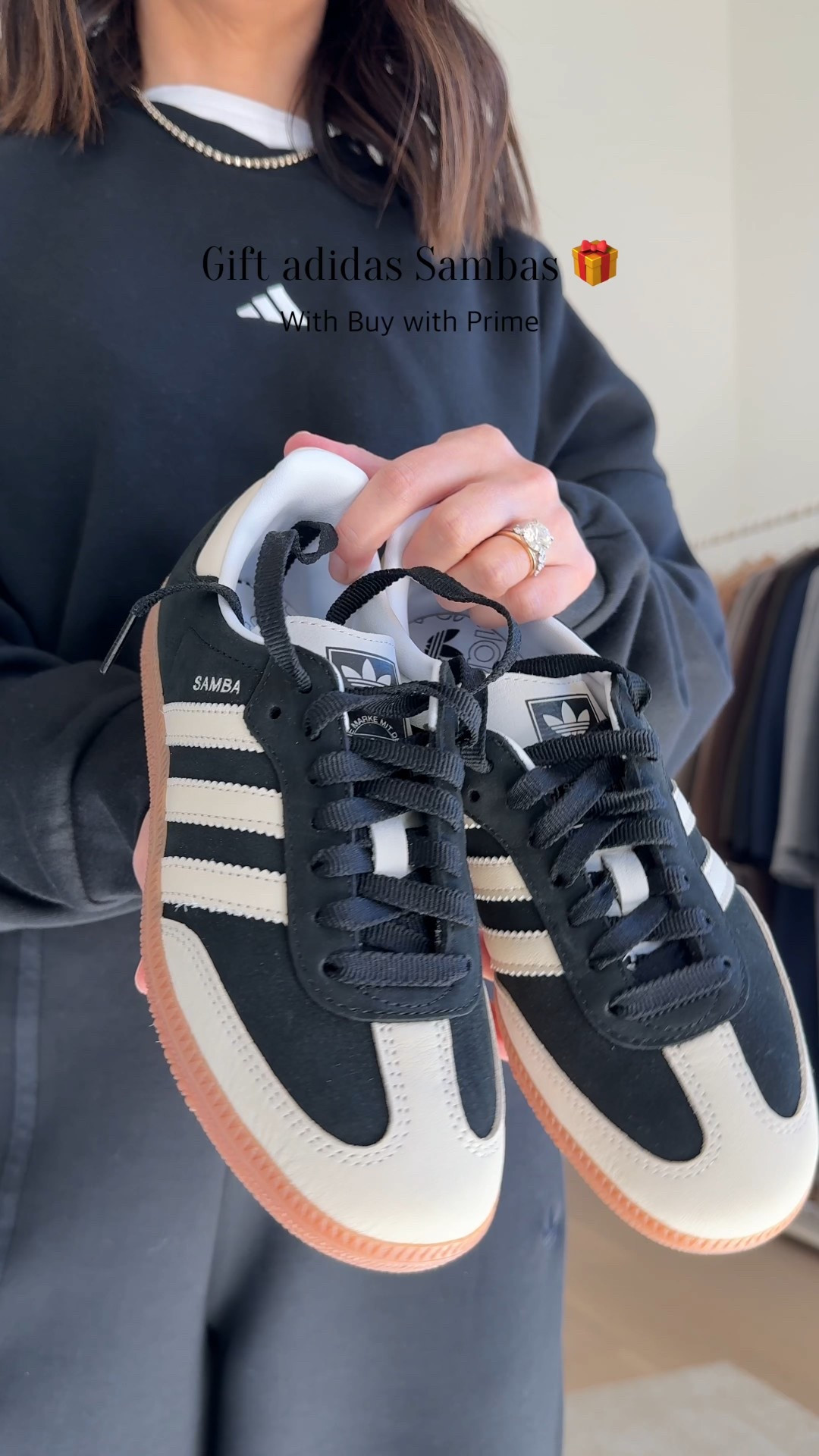 Gift classic @adidas Sambas this holiday season and get them in time with Buy with Prime. Added the silver metallic and core black/wonder cream to my collection and I’m obsessed! I find these to run a half size big. #adidaspartner #createdwithadidas


#LTKGiftGuide #LTKHoliday