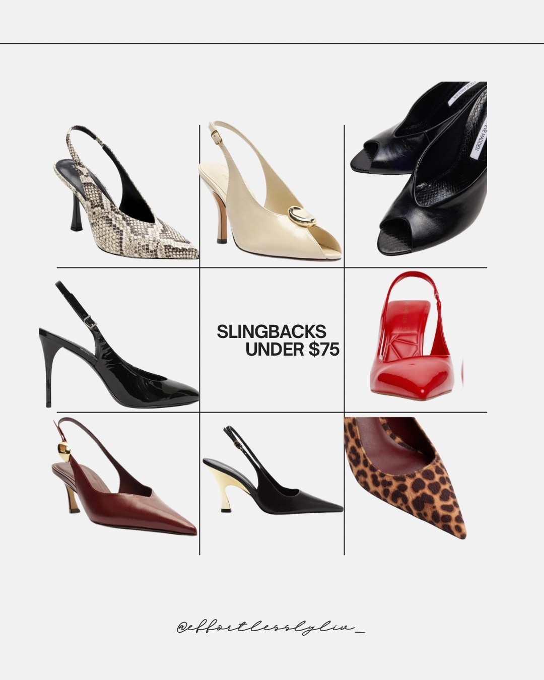 Sling backs under $75!

#LTKSeasonal #LTKgrwm #LTKootd