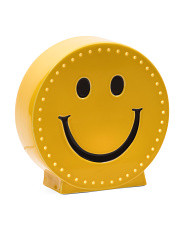 8in Ceramic Smiley Face Nightlight Lamp | Furniture & Lighting | Marshalls | Marshalls