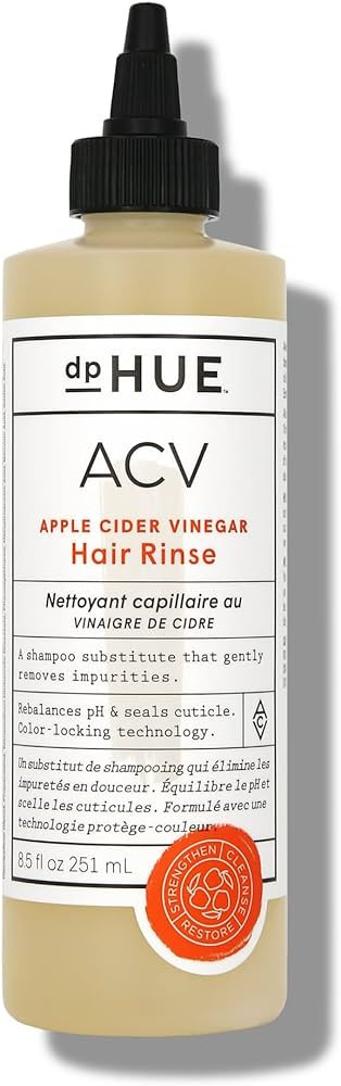 dpHUE Apple Cider Vinegar Hair Rinse, 8.5 oz - Shampoo Alternative & Scalp Cleanser - Removes Bui... | Amazon (US)