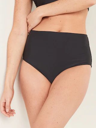 High-Rise Classic Bikini Swim Bottoms for Women | Old Navy (US)