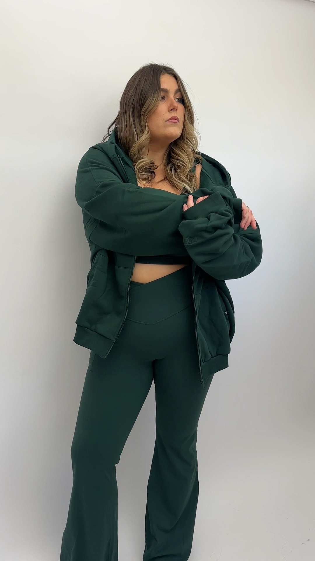 Wearing 3X bra & 1/2X hoodie & 2X leggings !! Such supportive activewear !!

#LTKPlusSize #LTKfitnessgoals #LTKmorningroutine