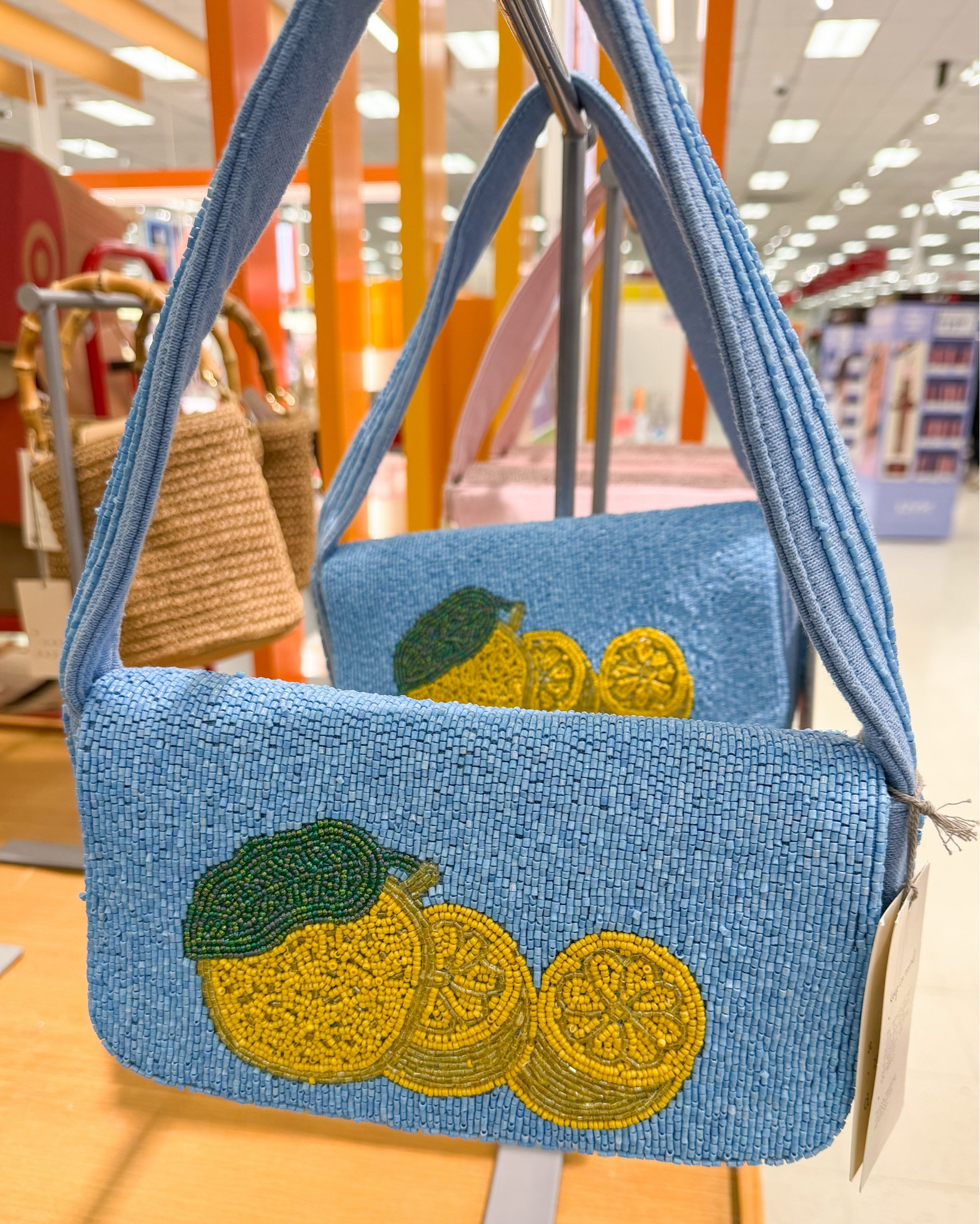 Spring bags at Target are SO good right now 🌼👜

From woven textures + bamboo handles to beaded statement pieces, soft neutrals, suede studs, and chic mini top handles… these look way more expensive than they are.

Perfect for:
• spring outfits
• brunch looks
• vacation styling
• everyday elevated basics

The beaded fruit + chili bags = such a fun statement 🌶️🍋
The woven + suede styles = effortless neutral staples 🤎

Affordable, on-trend, and the easiest way to refresh your spring wardrobe.

Everything linked 💛✨

#TargetStyle #SpringAccessories #HandbagTrends #TargetFinds 

#LTKTall #LTKspringtrends #LTKspring