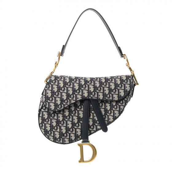 CHRISTIAN DIOR

Oblique Saddle Bag Blue | Fashionphile