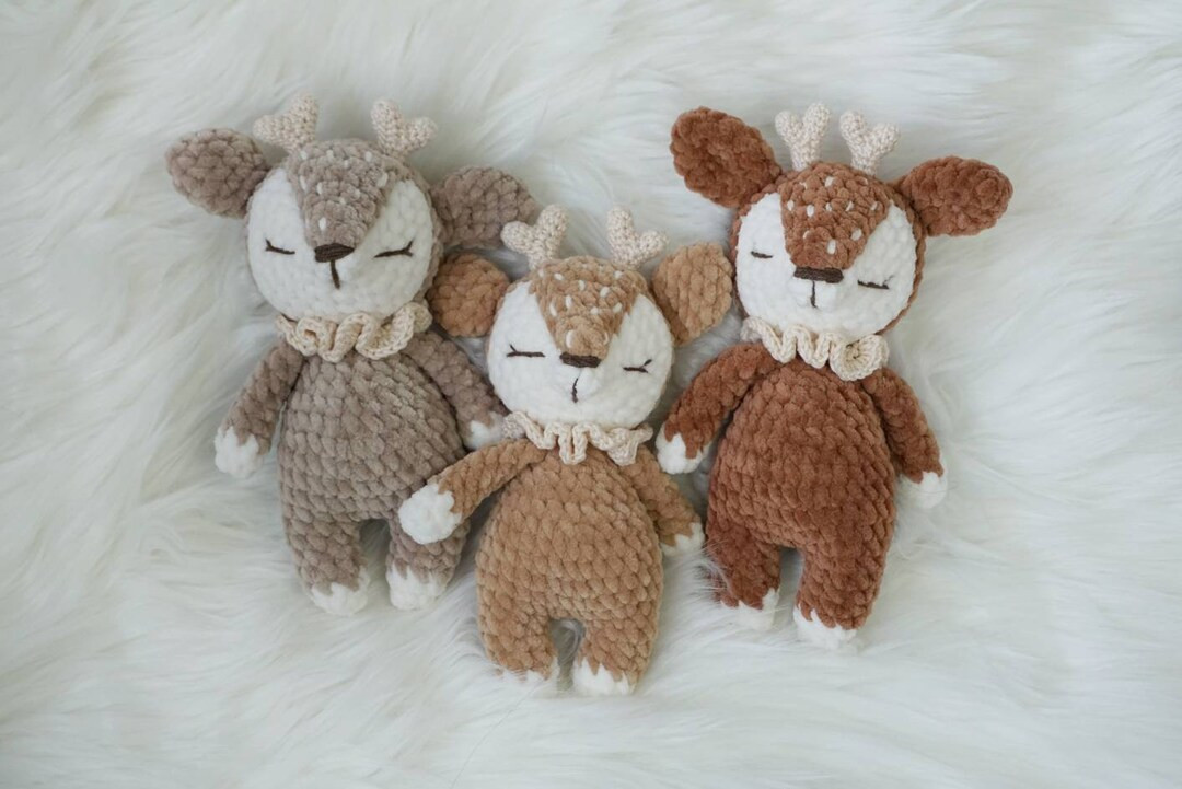 Fiadh, Little Deer, Handmade Plush Deer, Crochet Deer, Christmas Baby Gift, Christmas Gift for bo... | Etsy (US)