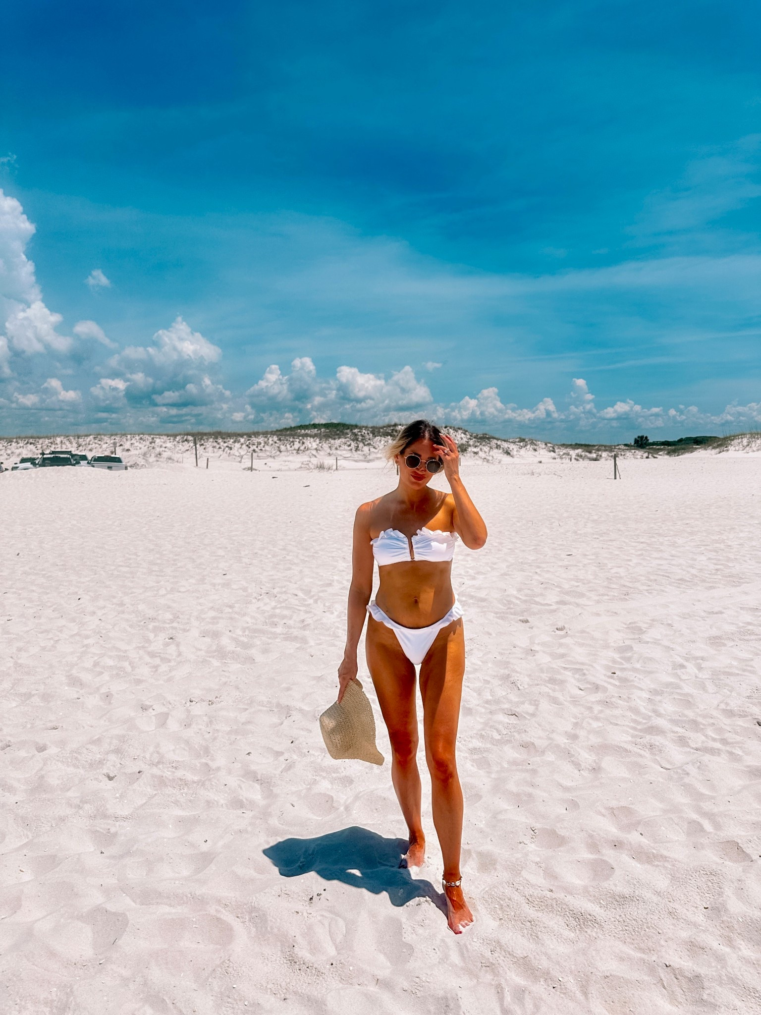 White bikini is 30% off right now! Wearing a small in top and bottom 

#LTKSummerEdit #LTKSwim #LTKSaleAlert