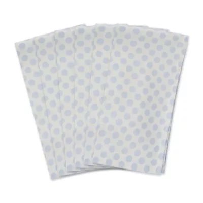 DII Printed Dots Napkins in White/Blue (Set of 6) | Bed Bath & Beyond | Bed Bath & Beyond