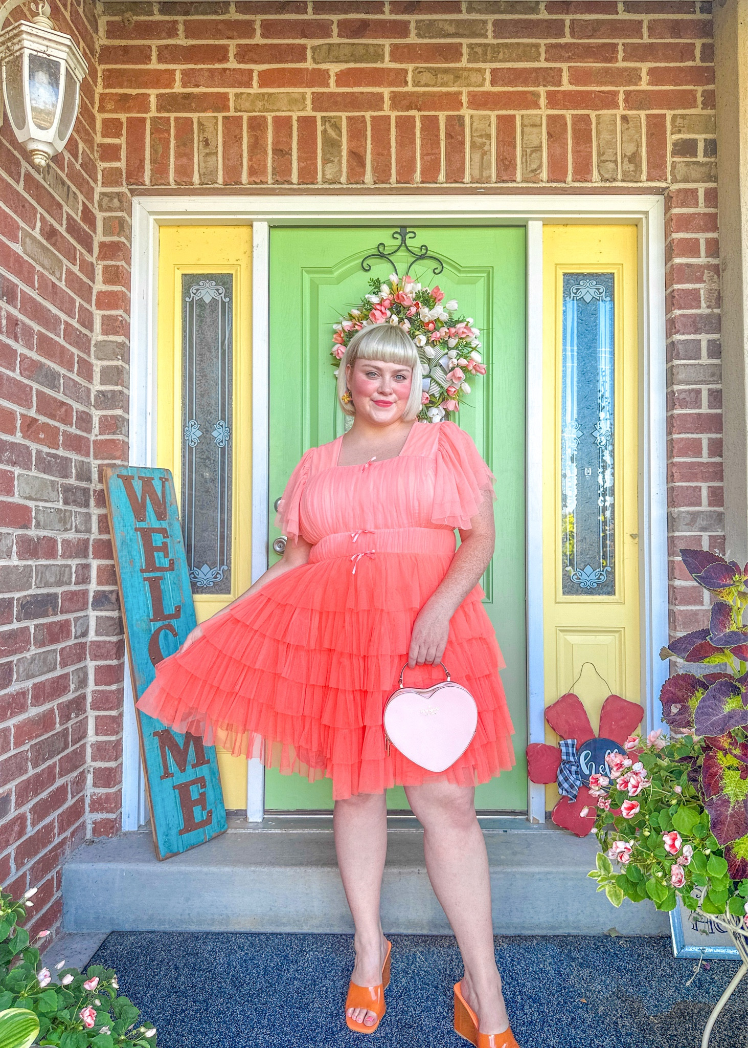 Dreamiest orange Barbiecore dress ✨ on sale! 

#LTKstyletip #LTKSpringSale #LTKplussize