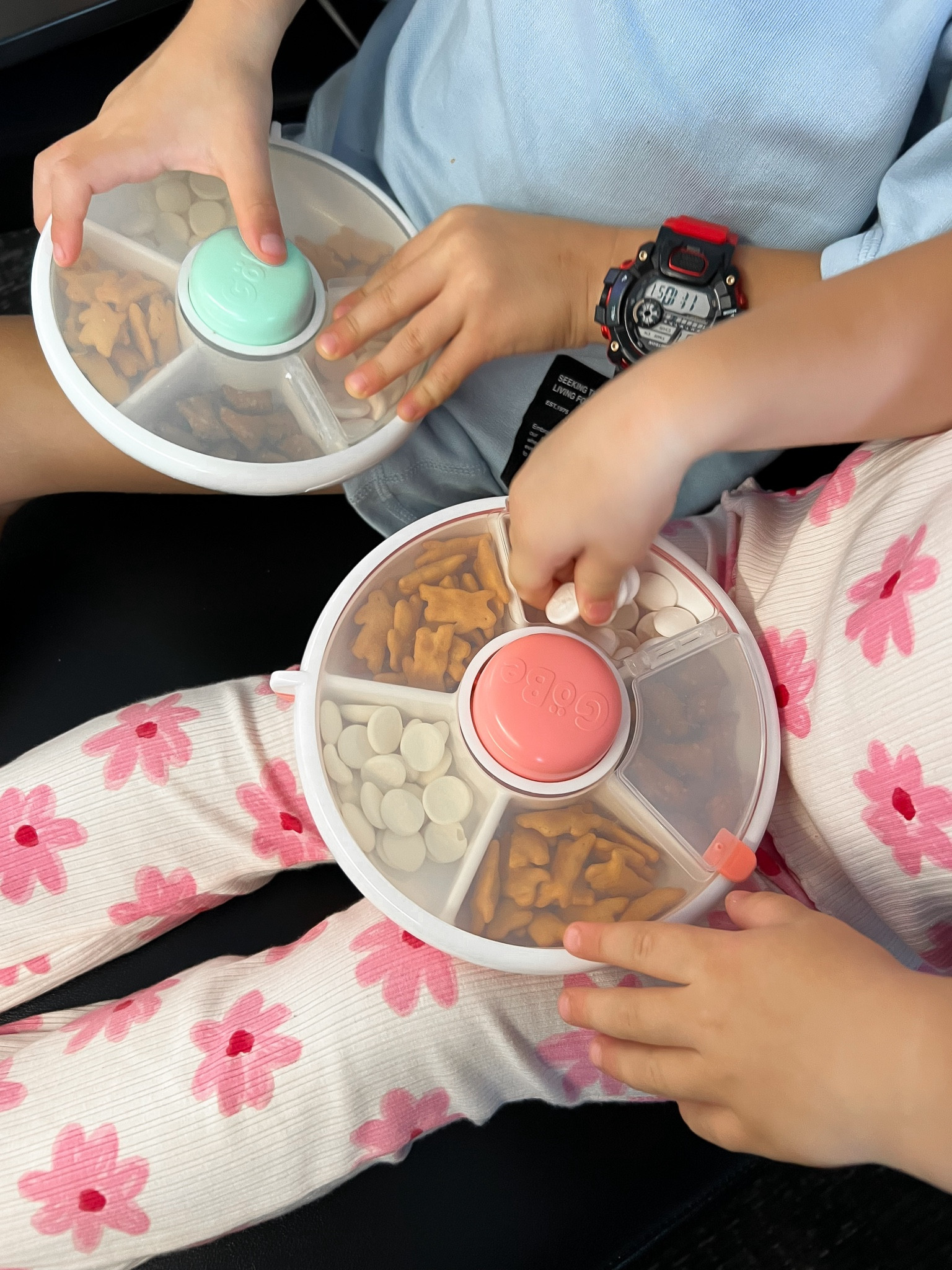 Amazon snack spinner containers. So entertaining and great for travel! 

#LTKKids #LTKTravel #LTKBaby