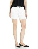 AG Adriano Goldschmied Women's Becke Relaxed FIT Slim Leg Short, White, 24 | Amazon (US)