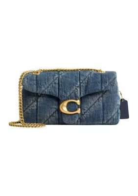 COACH Quilted Loved Denim Tabby Shoulder Bag | Belk