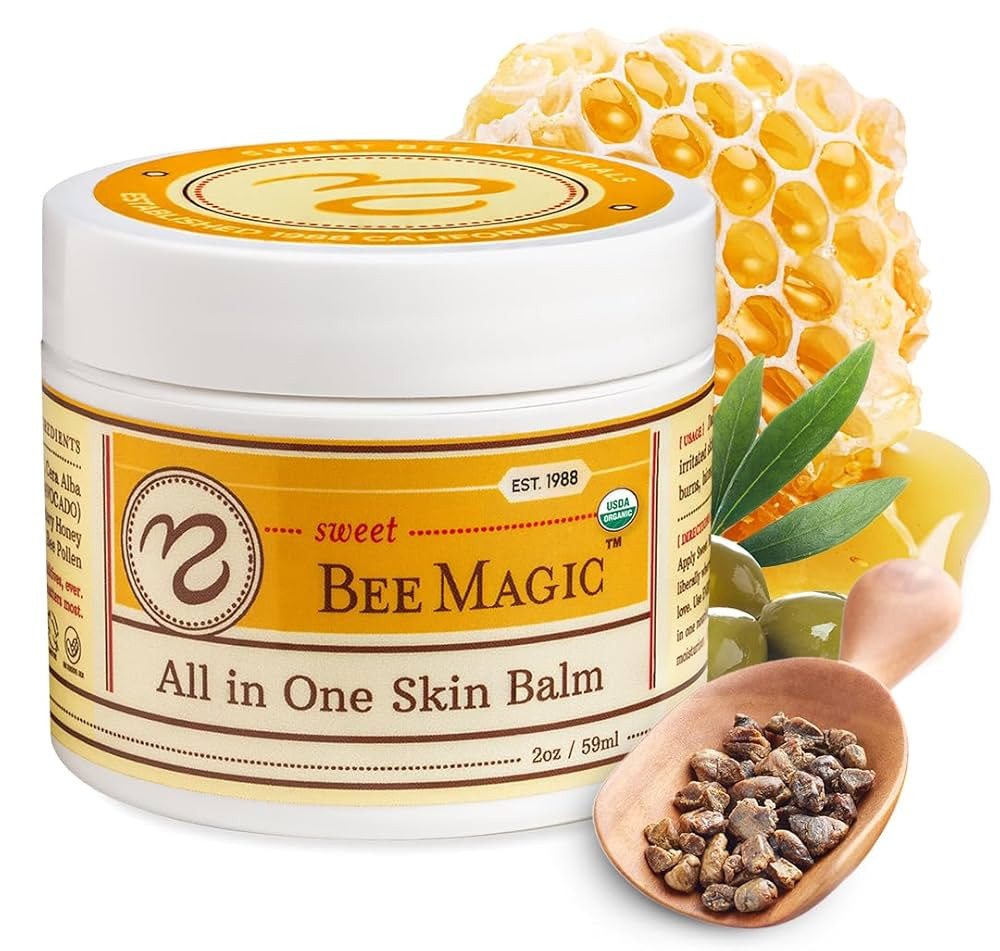 Sweet Bee Naturals - Sweet Bee Magic, All In One Healing Organic Balm. Organic Skin Aid, Small Ba... | Amazon (US)