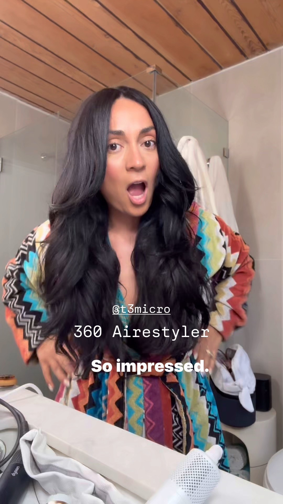 T3 AIRE 360 FIRST IMPRESSION on wavy thick hair 

#LTKBeauty