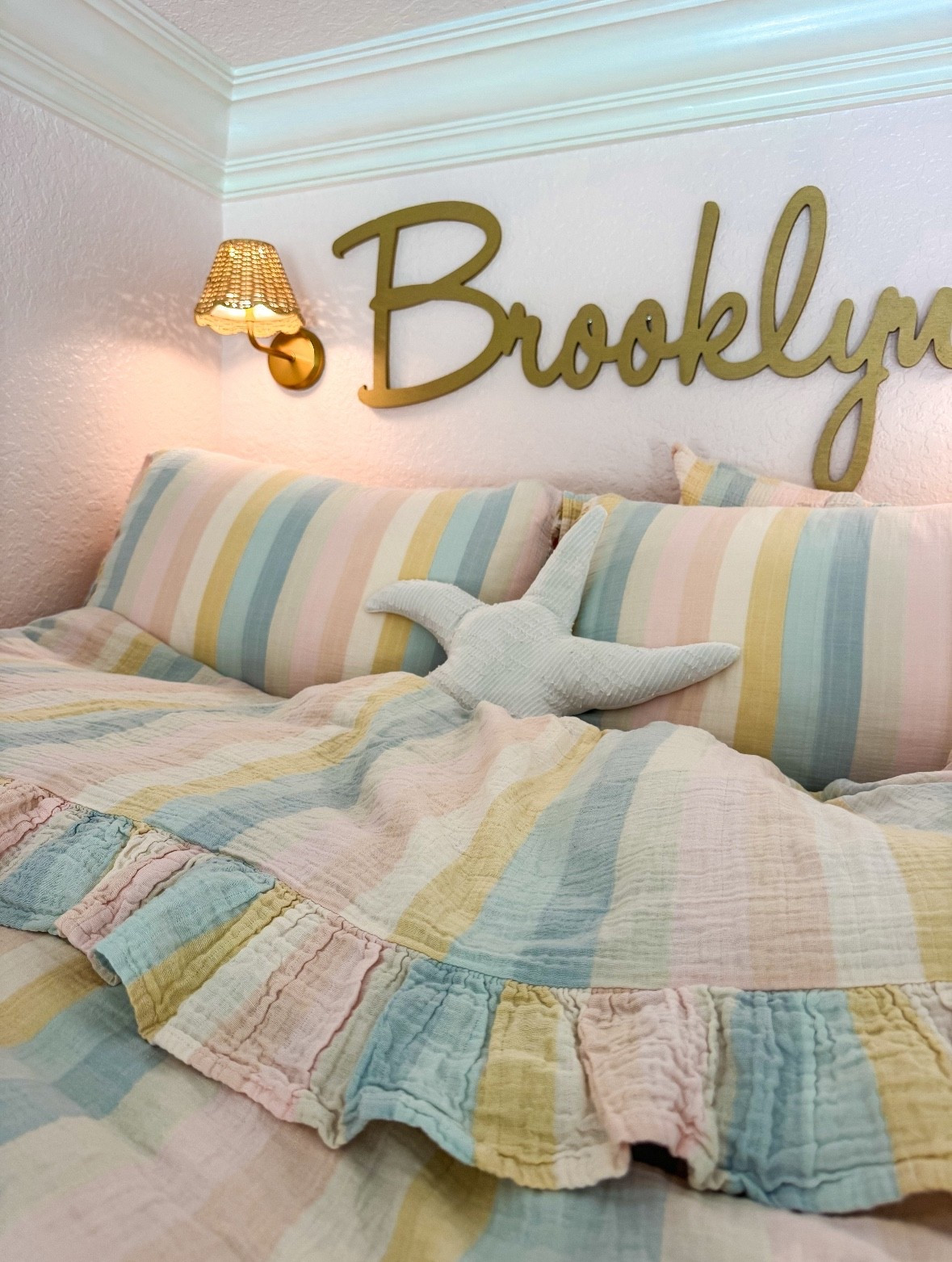 It was time for a glow up! Pastels, coastal touches, and statement lighting made it magic ✨ #pbteen #potterybarnteen #bedroommakeover

#LTKKids #LTKHome #LTKFamily
