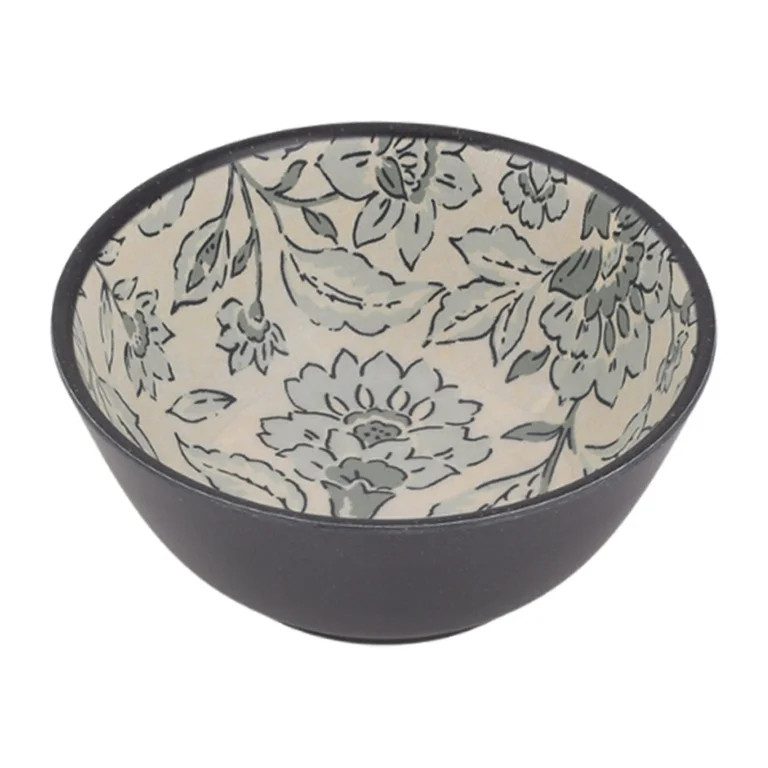 Better Homes & Gardens Bamboo Melamine Cereal Bowl, Floral | Walmart (US)