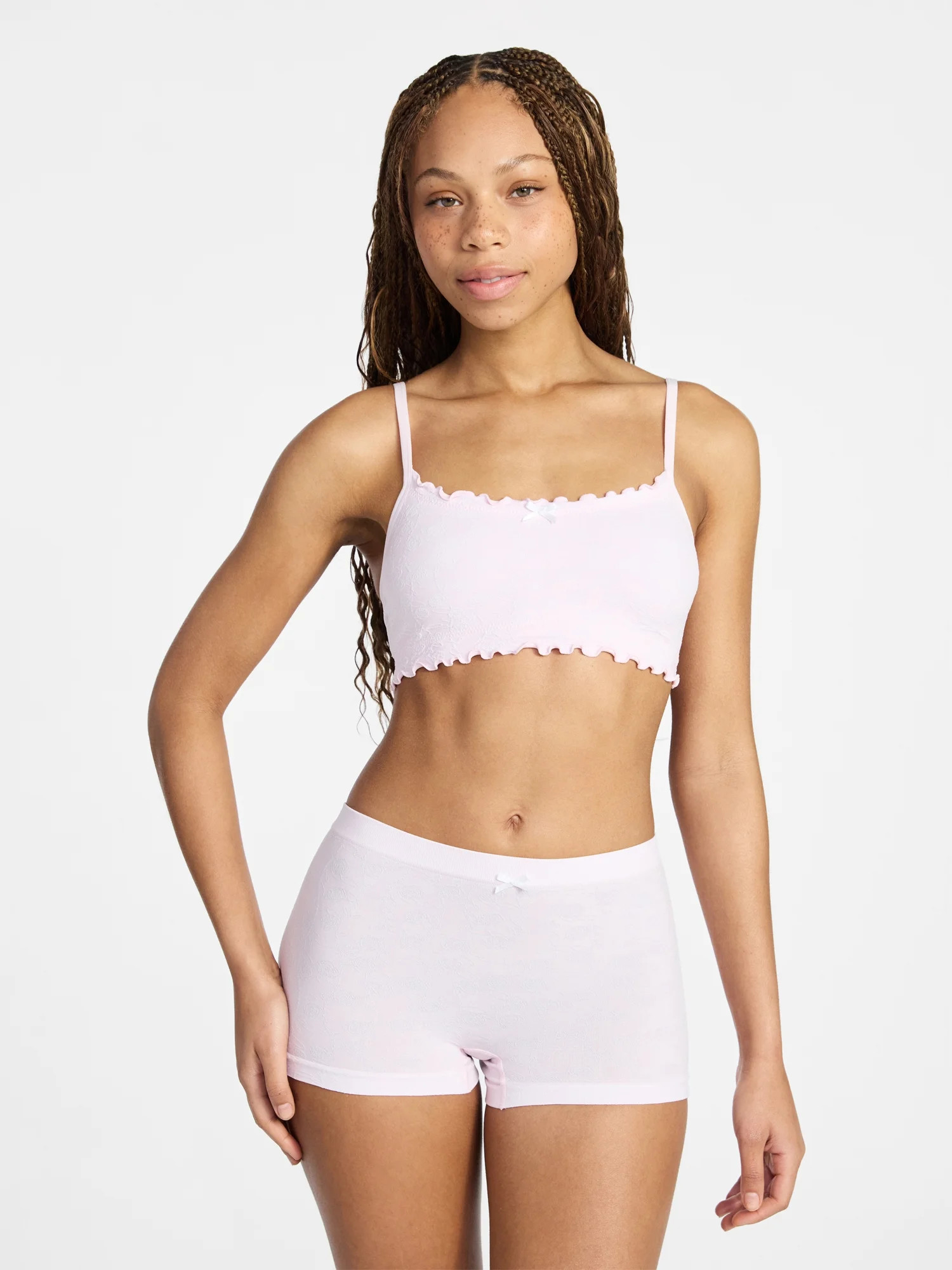 No Boundaries Seamless Cami and Boyshort Set, 2-Piece, Women's XS-XXXL | Walmart (US)