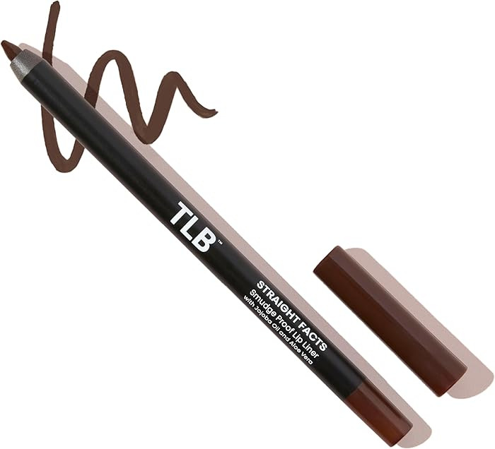 The Lip Bar Lip Liner Straight Facts, Dark Brown, Super Creamy | Amazon (US)