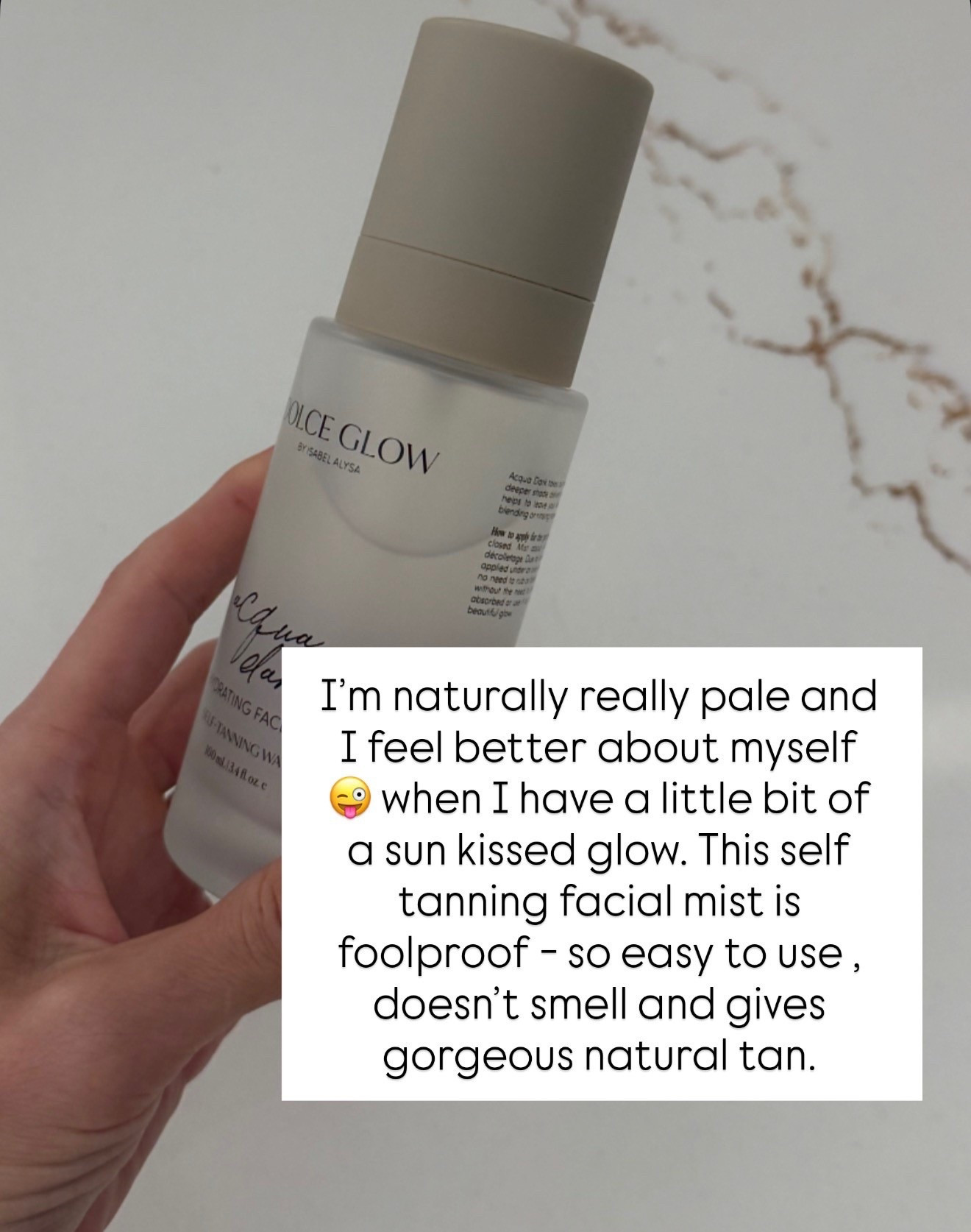 this is my no effort glow hack. i’m naturally super pale so this gives me that subtle sun kissed look without looking orange or streaky
it’s a fine mist so it goes on evenly, no weird smell, and you can build it up depending on how tan you want. i just spray, let it develop, and wake up looking a little more alive

self tanning face mist, natural glow, easy beauty routine, no makeup glow, summer skin, everyday beauty, annabrstyle 

#LTKselfcare #LTKgrwm #LTKBeauty