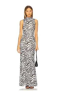Ronny Kobo x REVOLVE Morell Dress in Zebra from Revolve.com | Revolve Clothing (Global)