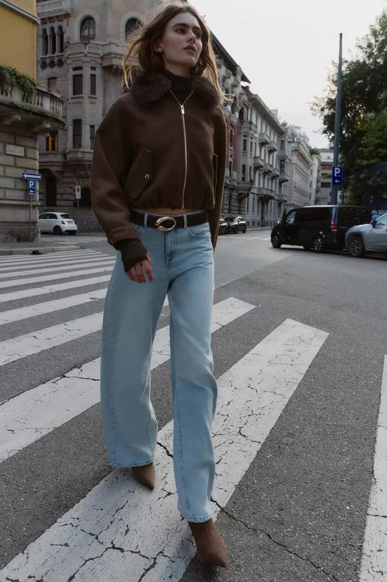 Z1975 HIGH RISE WIDE LEG JEANS | Zara US