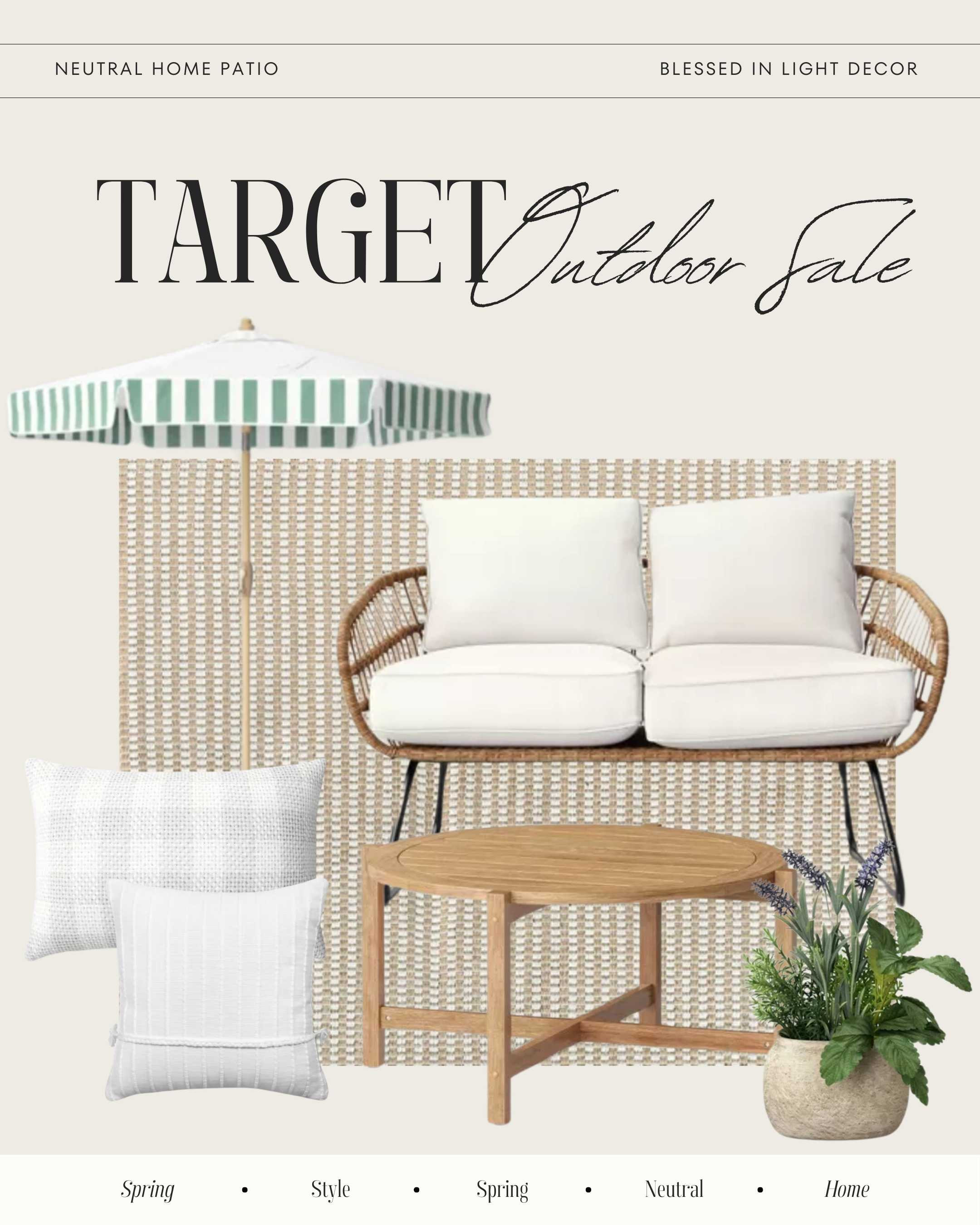 Target outdoor patio on sale!!#spring2024 #target #targetstyle #targetfinds #targetclearance #targetdeals #homedecor#homesweethome #spring #home #springsale 

#LTKhome #LTKsalealert #LTKSeasonal