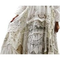 Petite size lace wedding dress antique Boho bride bohemian vintage unique made to order bridal gown  | Etsy (US)