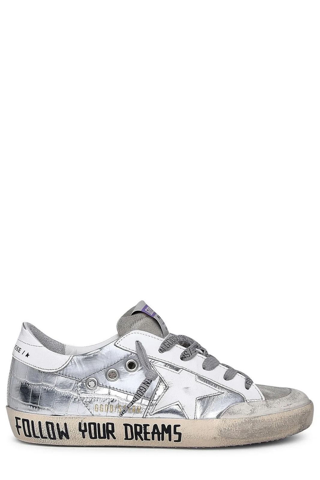 Golden Goose Deluxe Brand Super-Star Lace-Up Sneakers | Cettire Global