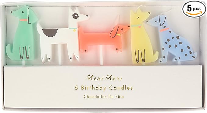 Meri Meri Dog Candles (Pack of 5) | Amazon (US)