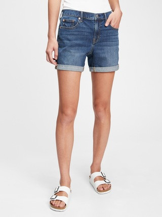 5'' Mid Rise Denim Shorts With Washwell&#153 | Gap (US)