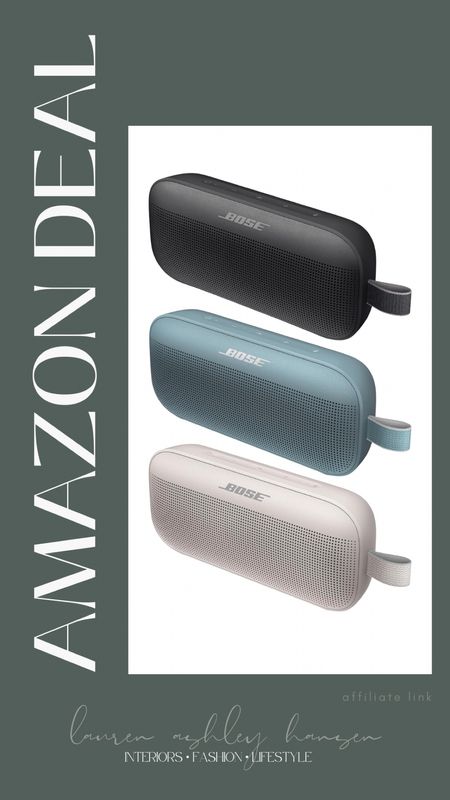 These portable Bose speakers from Amazon are on sale and would make the perfect stocking stuffer or gift for anyone on your list. The sound quality is great on these!!

#LTKHoliday #LTKsalealert #LTKGiftGuide