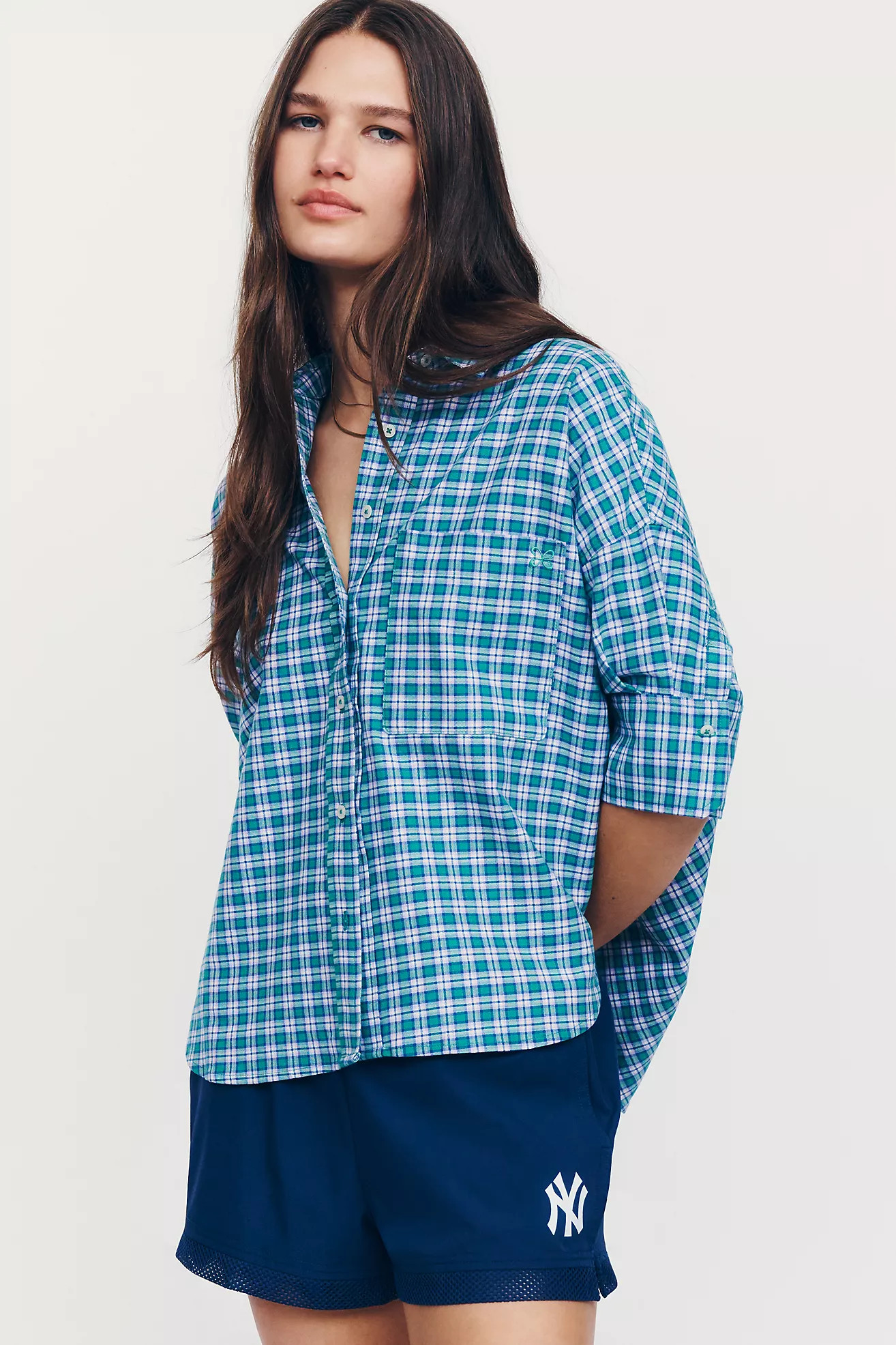 Maeve Mabel Boxy Oxford Shirt | Anthropologie (US)