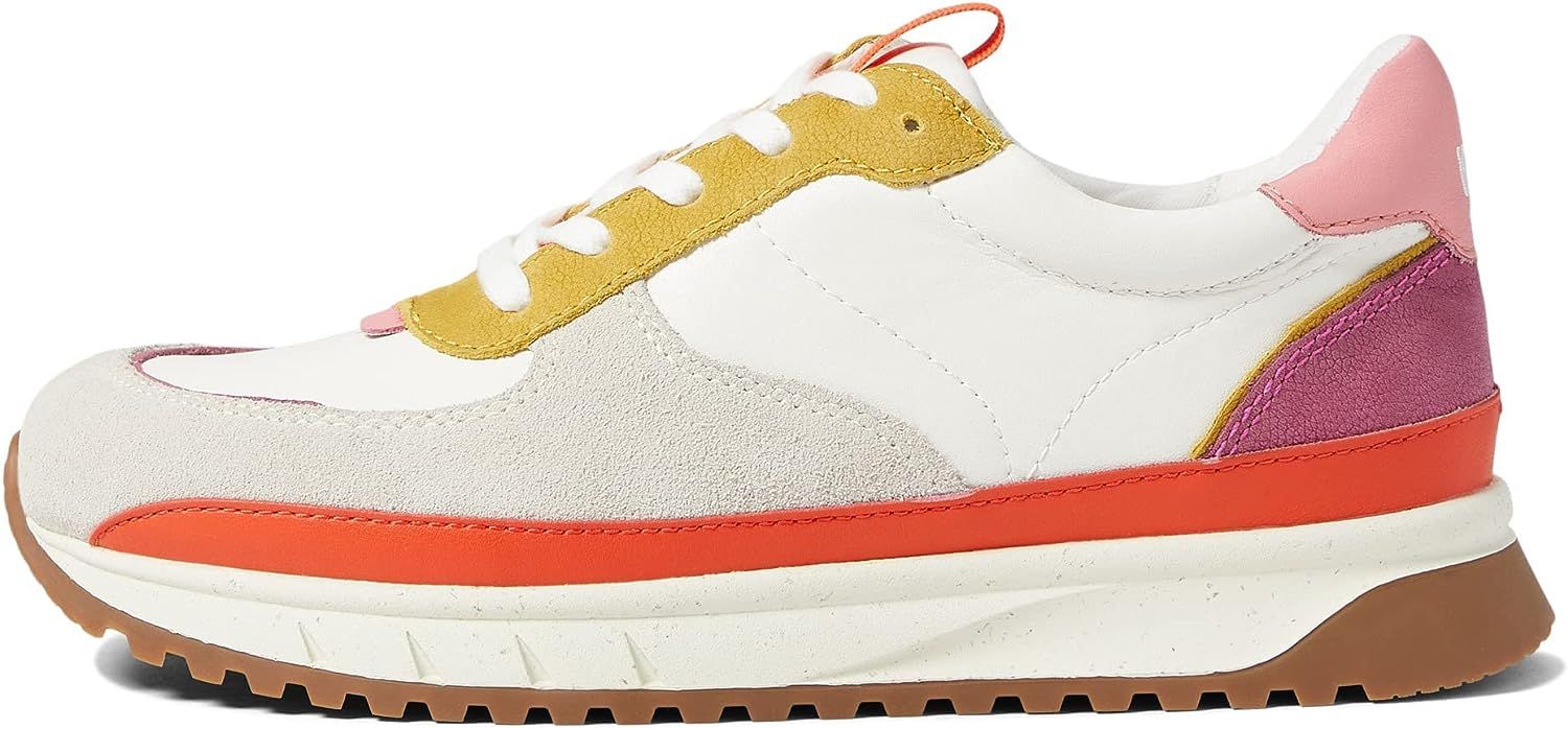 Madewell Women's Kickoff Trainer Sneakers in Bright Colorblock Leather | Amazon (US)