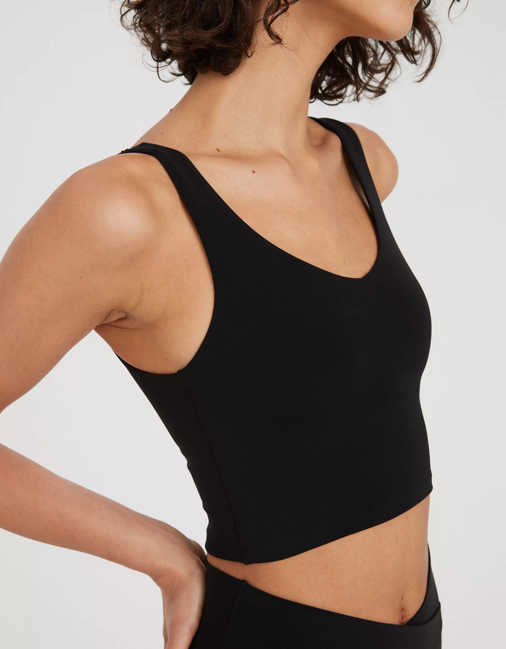 OFFLINE By Aerie Real Me Low Key Longline Sports Bra | Aerie