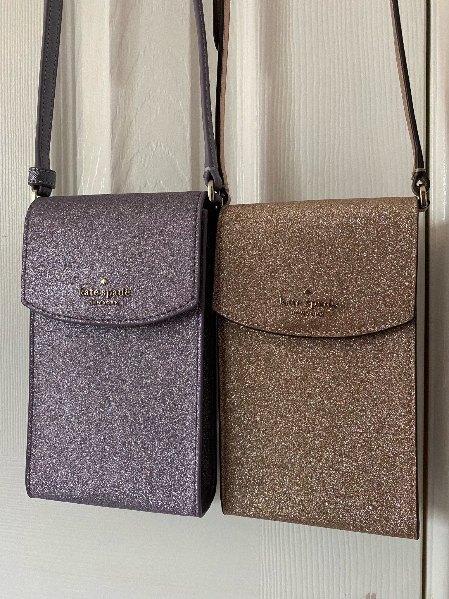 Bought matching Kate Spade purses for me & my teen this Xmas. This is perfect for our  phone, some ID, a few cards, & my lipstick. And she can get her EpiPen to fit too!