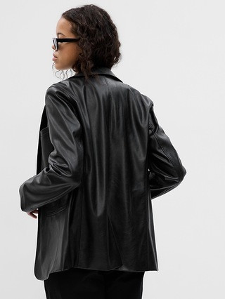 Faux-Leather Blazer | Gap (US)