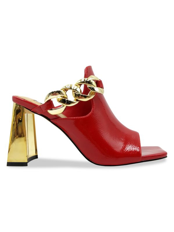 Ryder Chain Metallic Heel Mules | Saks Fifth Avenue OFF 5TH