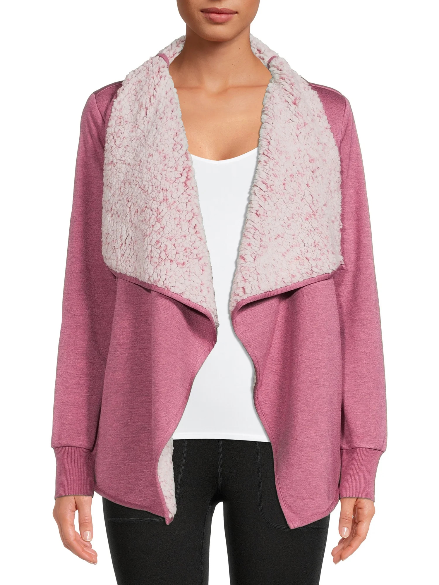 Avia Women's Sherpa Lined Cardigan | Walmart (US)