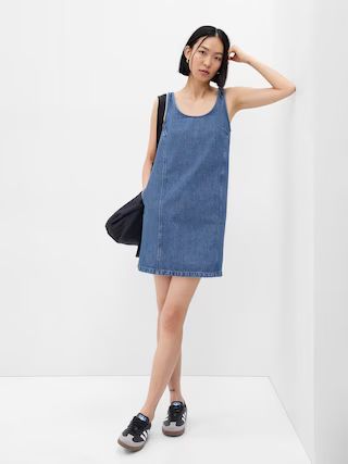 A-Line Denim Mini Dress | Gap (US)